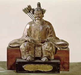 De Sadaijin in ceremonieel kostuum, Muromachi-periode